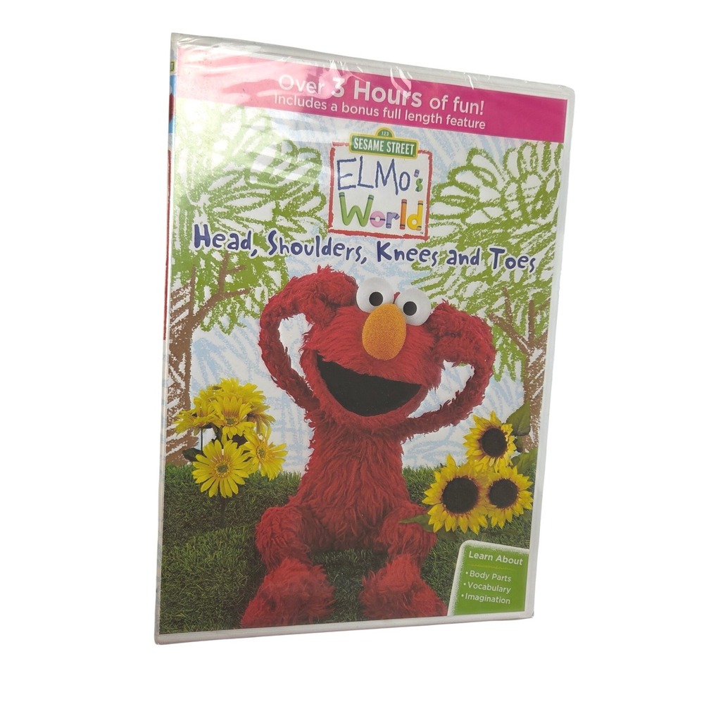 Sesame Street Elmo's World Head Shoulders Knees and Toes DVD SEALED 2015